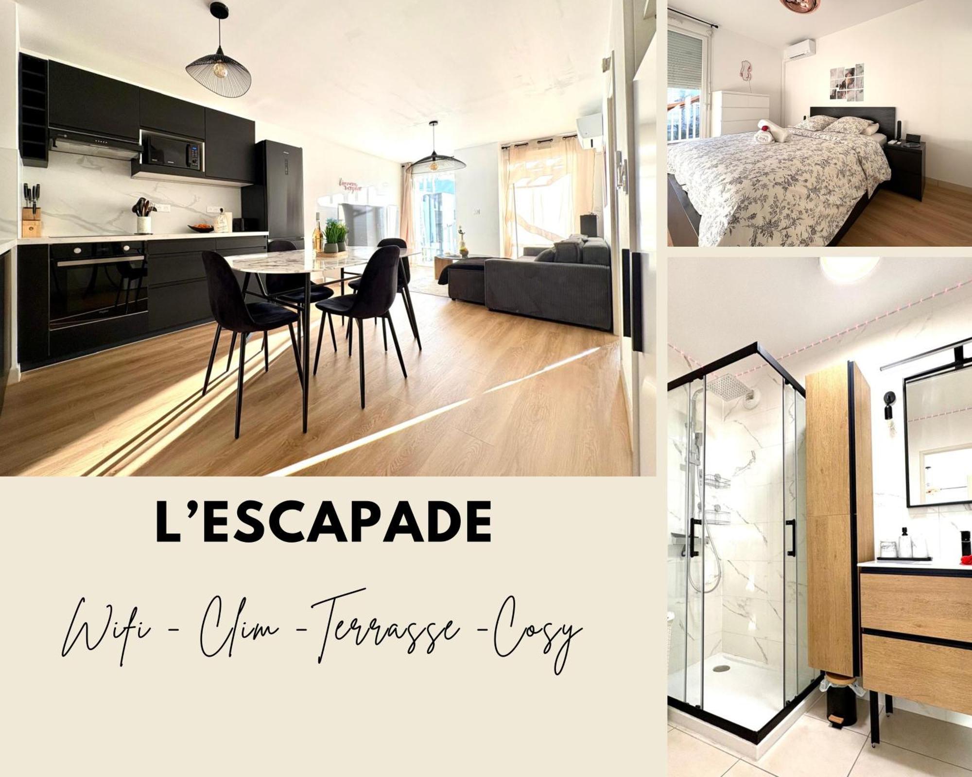 Escapade - Climatise, Terrasse, Wifi Prosconciergerie Appartement